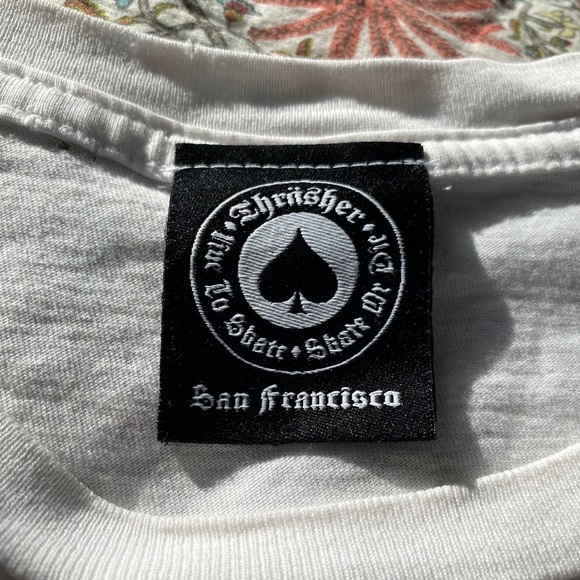 white trasher t-shirt - Picture 4 of 4